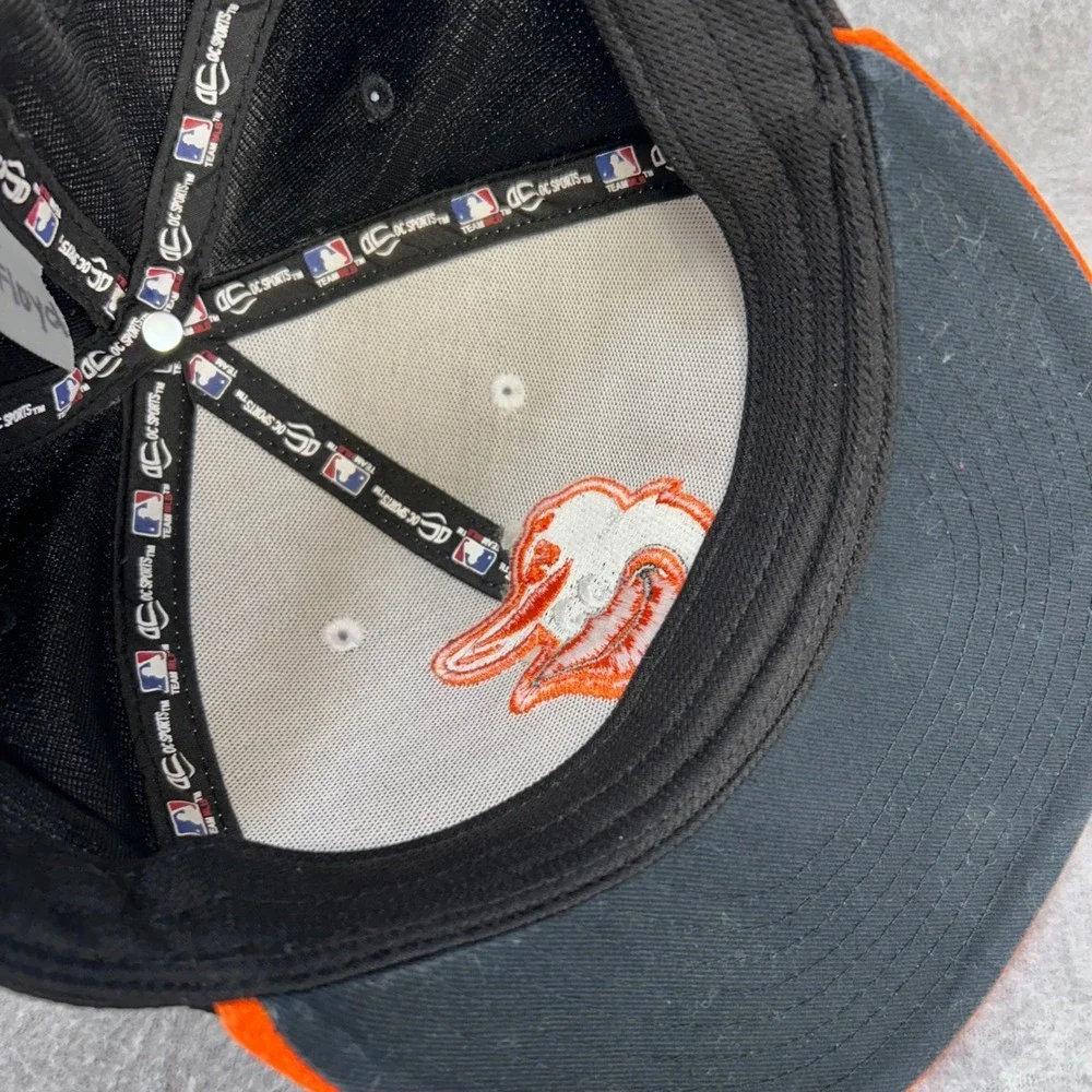 Baltimore Orioles Youth White Black OC Sports MLB Baseball Hat Bird OSFM